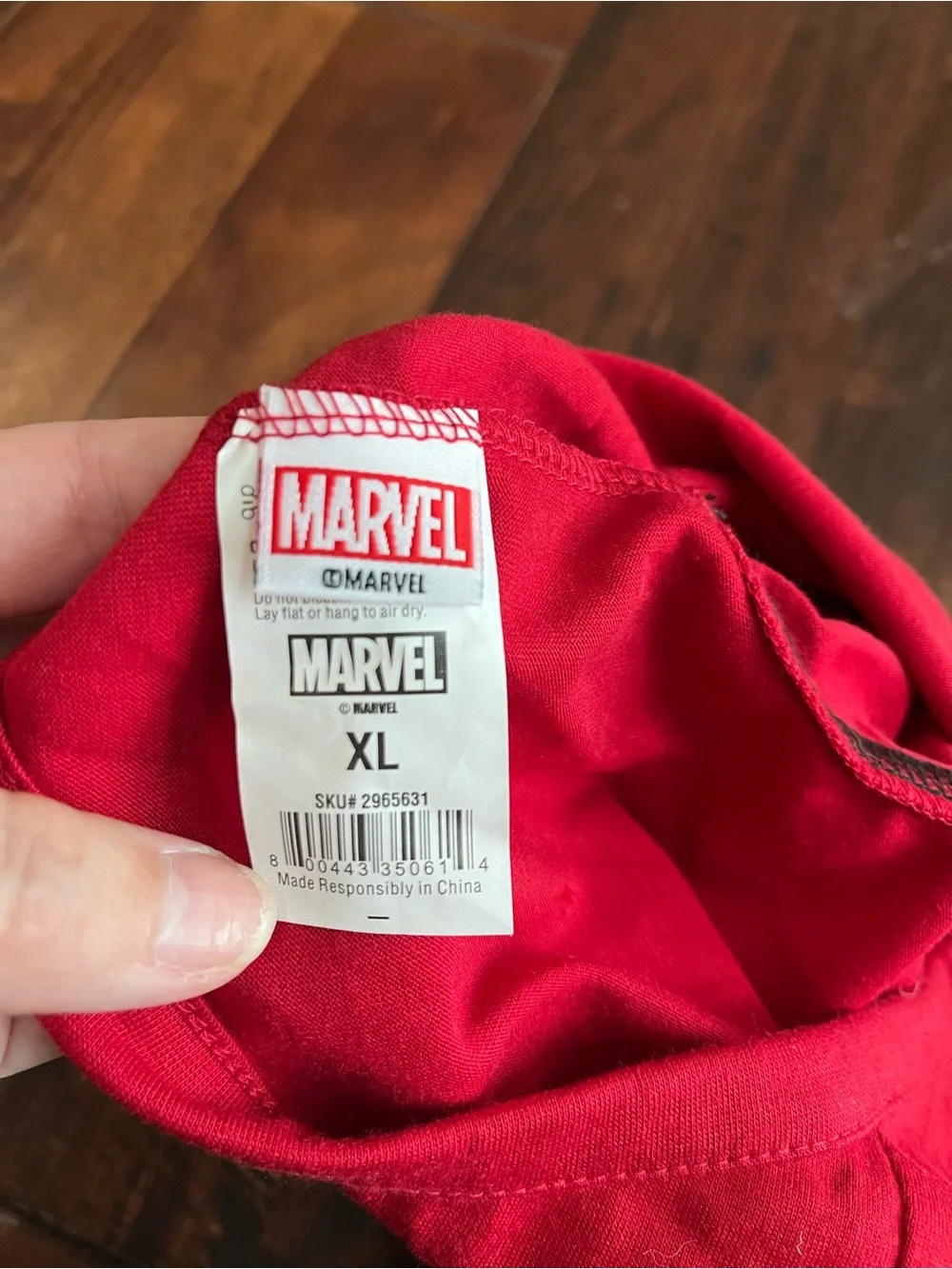 Marvel Red Graphic Tee